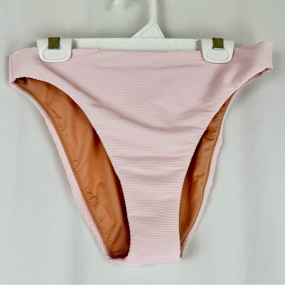 NWT - J.Crew High Rise Pink Bikini Bottom - Size: Small